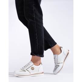 Fehér bőr sportcipő 1