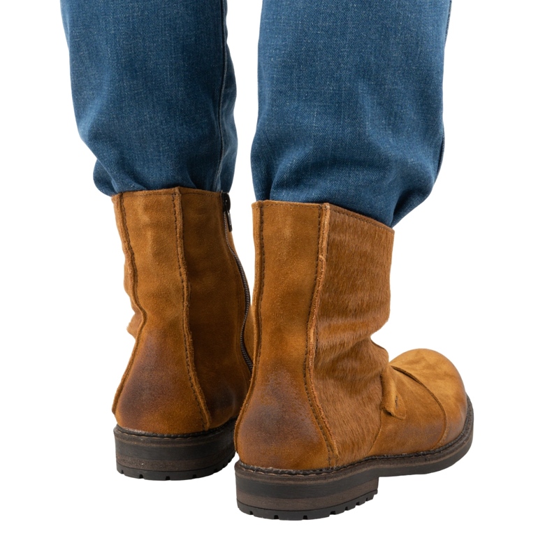 Olivier Bőr férfi csizma 553KZ piros barna 2 Olivier Bőr férfi csizma 553KZ piros barna 2