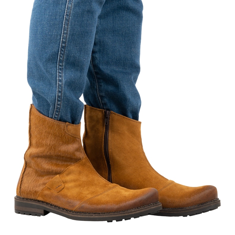 Olivier Bőr férfi csizma 553KZ piros barna 4 Olivier Bőr férfi csizma 553KZ piros barna 4