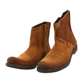 Olivier Bőr férfi csizma 553KZ piros barna 5 Olivier Bőr férfi csizma 553KZ piros barna 5