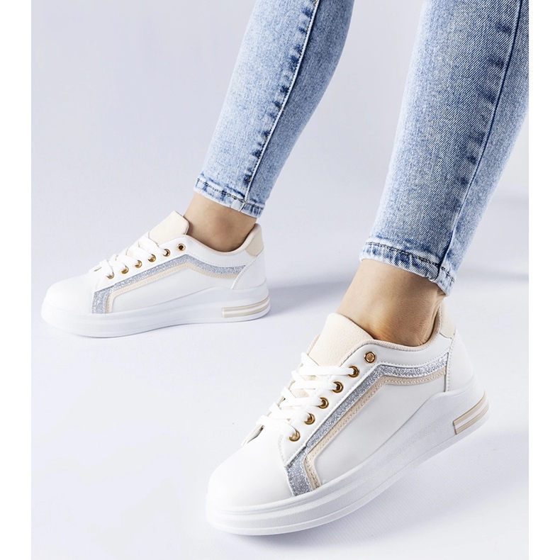 Fehér Mayfield platform tornacipő 1