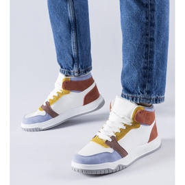 Elizabeth lila magasszárú tornacipője 1