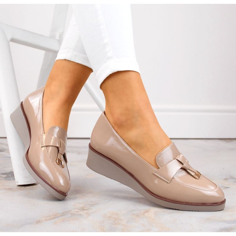 Vinceza W JAN263B ékes cipő, bézs 2