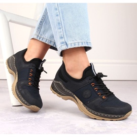 Kényelmes Rieker W RKR644 cipő, sötétkék 2