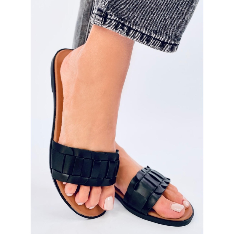 Lotts Fekete női papucs 1