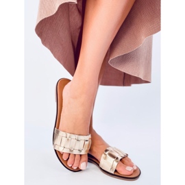 Seastar Lotts Gold női papucs aranysárga 1