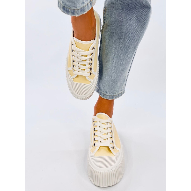 Dors Yellow női platform tornacipő sárga 1