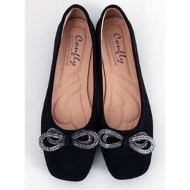 Serna Nero masnis velúr balettlapok fekete 1