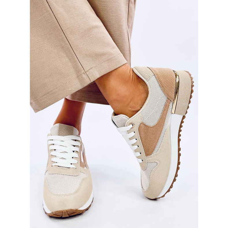 Agassi Beige női tornacipő bézs 1