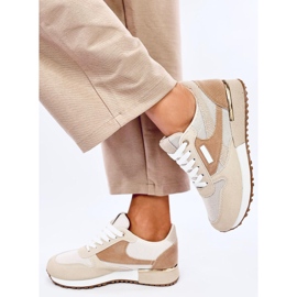 Agassi Beige női tornacipő bézs 2