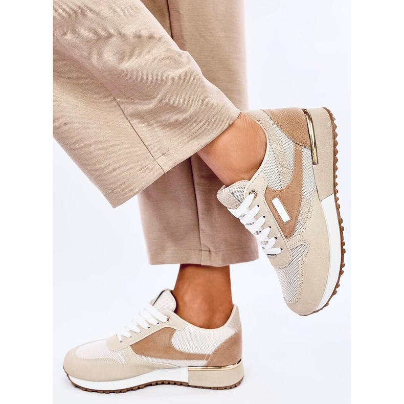 Agassi Beige női tornacipő bézs 2