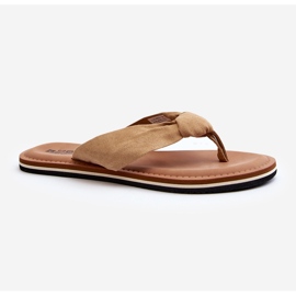 Női papucs Big Star LL274623 Bézs 1