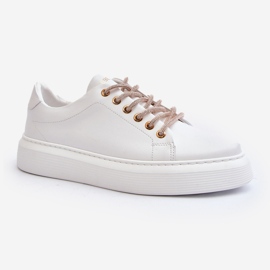 Bőr női sportcipő CheBello 4362 fehér 2