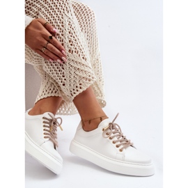 Bőr női sportcipő CheBello 4362 fehér 1