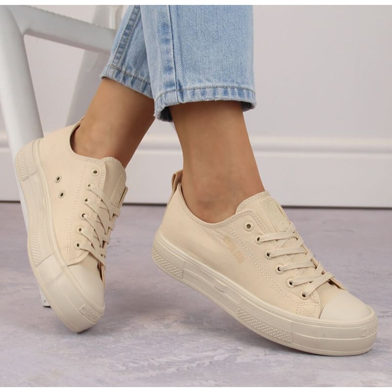 Big Star W INT1963B platform tornacipő, bézs 1