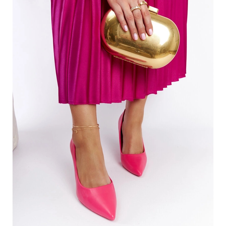 Rózsaszín Rodney magassarkú 2