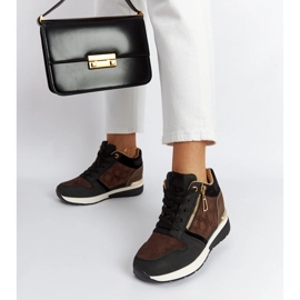 Fekete Knoxville Wedge tornacipő 2