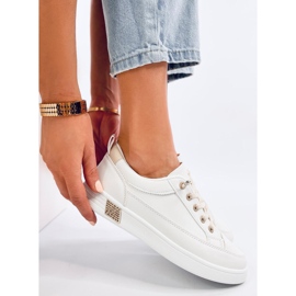 Stocks Bézs színű női tornacipő fehér 1