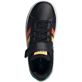 Adidas Grand Court 2.0 El K Jr HP8914 cipő fekete 1