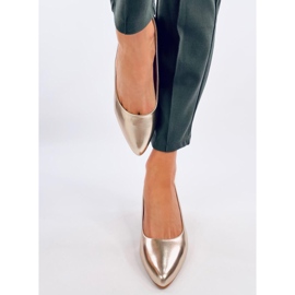 Shers Gold magassarkú pumpák aranysárga 1