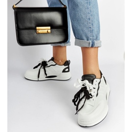 Fehér és fekete Galdino tornacipő 2