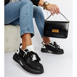 Fekete-fehér Galdino tornacipő 2