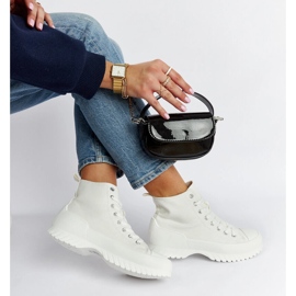 Fehér Ronchis magas szárú tornacipő 1