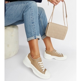 Bézs színű Monteleone platform tornacipő 1 Bézs színű Monteleone platform tornacipő 1