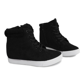 Wedge Sneakers TL089 Fekete 1
