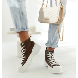 Zöld Ronchis magas szárú tornacipő 1