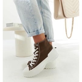 Zöld Ronchis magas szárú tornacipő 2