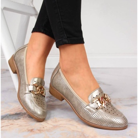 Áttört cipő aranylánccal a Potockitól aranysárga 1 Áttört cipő aranylánccal a Potockitól aranysárga 1