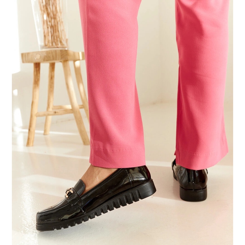 Fekete patentos porosz mokaszinok 1