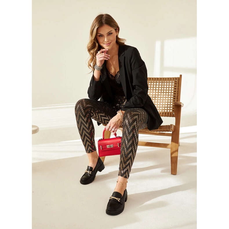 Fekete magas sarkú Sherie naplopók 1