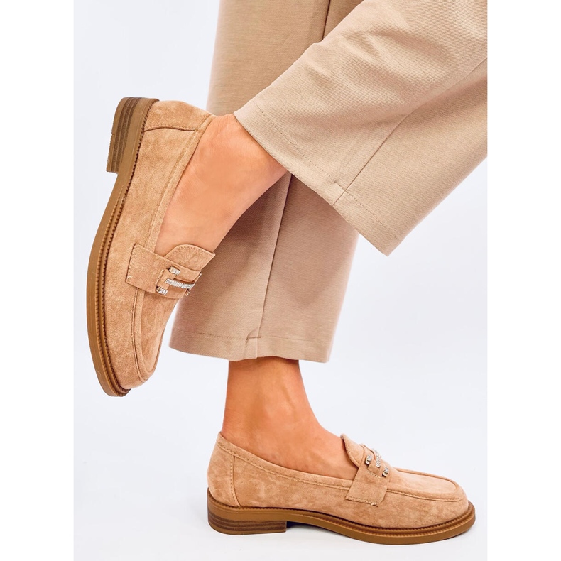 Ferdis Khaki női mokaszinok bézs 2