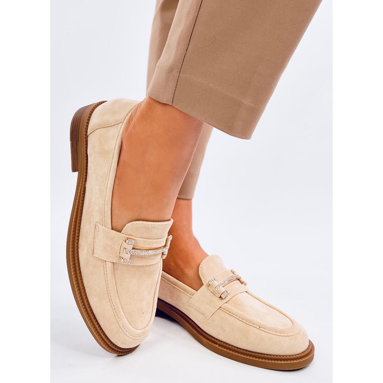 Ferdis Beige női mokaszinok bézs 2