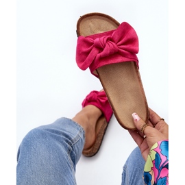 Női papucs Fukszia Ezephira masnival rózsaszín 1 Női papucs Fukszia Ezephira masnival rózsaszín 1