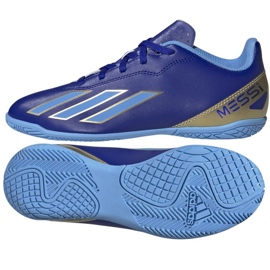 Adidas X Crazyfast Club Messi Jr IE8667 cipőben kék 1