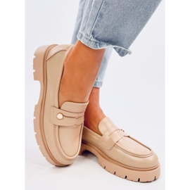 Sidney Khaki platformos naplopók bézs 2