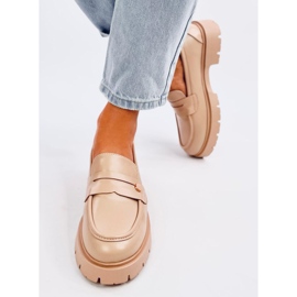 Sidney Khaki platformos naplopók bézs 1