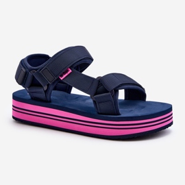 Női platformszandál Lee Cooper LCW-24-05-2754L sötétkék 1