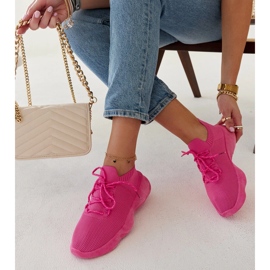 Sötét rózsaszín Roshni sportcipő 1