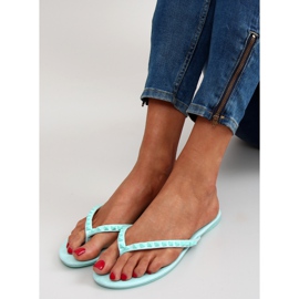 Flip-flop DD26 kék piramis szegecsekkel 1