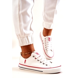 Bőr tornacipő Big Star JJ274130 fehér 4