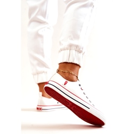 Bőr tornacipő Big Star JJ274130 fehér 2