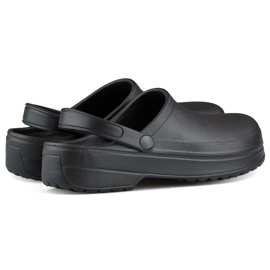 Fekete teljes hosszúságú Kroksy papucs 1