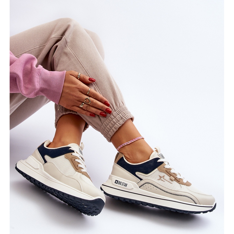 Big Star női tornacipő NN274A092 Bézs 2