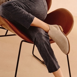 Marco Shoes Velúr Chelsea csizma 2210B-813-1 gumival bézs 1