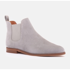 Marco Shoes Iggy Gray Chelsea csizma bézs 1
