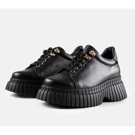 Karino fekete bőr tornacipő 1